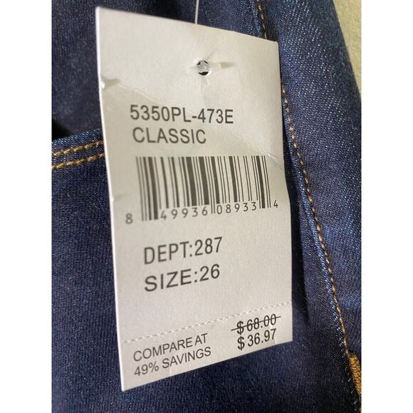 NWT Articles of Society Dark Blue Jeggings Sz 26 - Picture 3 of 4